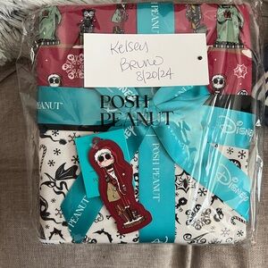 Posh Peanut Nightmare Before Christmas Fright & Folly Luxe Patoo 60x60 NIB